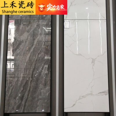 Gạch men Phật Sơn bán buôn toàn thân gạch đá cẩm thạch 600*1200 phòng khách chống trơn trượt lát sàn gạch ốp tường nhà bếp phòng tắm