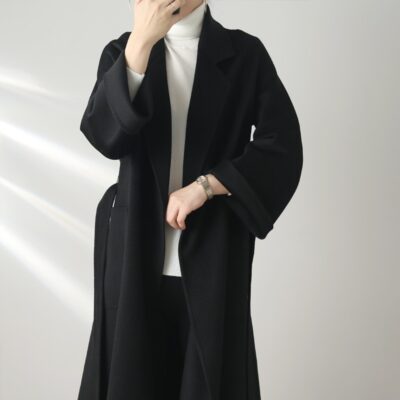 Cô Dâu Màu Đỏ Gợn Nước Hai Mặt Áo Khoác Len Cashmere Nữ Cỡ Rộng Cưới Năm Hoàng Đạo Trung Quốc Áo Khoác Đỏ