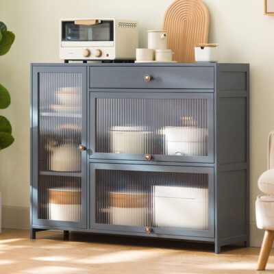 Tủ bếp tủ bếp cao từ trần đến sàn tủ khóa nhiều tầng tủ để đồ nhà bếp tủ tủ để đồ tủ búp phê