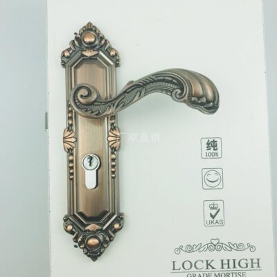 Phong Cách Châu Âu Khóa Phòng Ngủ Khóa Trong Nhà Tay Cầm Gỗ Chắc Chắn Khóa 50 Cổ Áp Lực Tay Cầm Khóa Ba Gói Phòng Khóa cửa Gỗ