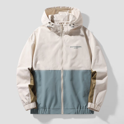 Mùa xuân và mùa thu mới bóng chày cổ áo khoác nam công sở đi lại đơn giản giản dị áo khoác đơn áo gió nam cao cấp