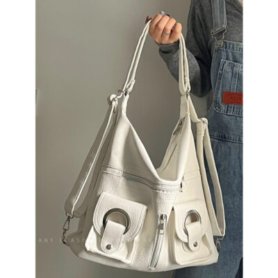 Túi xách nữ 2023 mới hợp thời trang cá tính đeo vai Túi Messenger đẳng cấp đi làm Túi tote ba lô sức chứa lớn