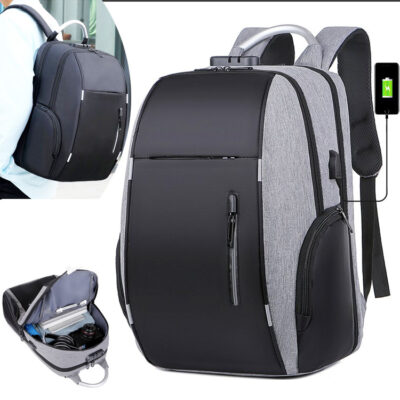 Balo máy tính xuyên biên giới bán buôn balo dung lượng lớn balo nam công sở chống trộm laptop cặp đi học nữ