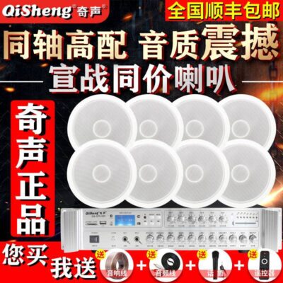 Câu lẻ lắp bóng đồng trục âm trần treo còi âm trần nhúng loa trần khách sạn vỉa hè