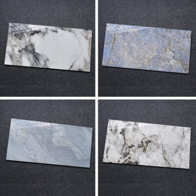 Bán buôn gạch ốp tường màu xanh 400x800 phù hợp với gạch lát sàn bề mặt sáng ngâm gạch gạch khách sạn phòng tắm nhà bếp micro 4