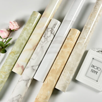 Nhà máy sản xuất trực tiếp bếp dán nội thất bằng đá cẩm thạch phim giấy dán tường tự dính gạch bếp máy tính để bàn tủ màng bảo vệ