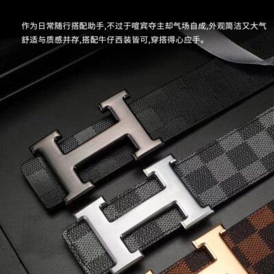 Thắt Lưng Da Nam Doanh Nhân Trẻ Thắt Lưng Nam Khóa Tự Động Thắt Lưng Da Bò Nguyên Chất 2023 Mới Phù Hợp Với Thường Ngày