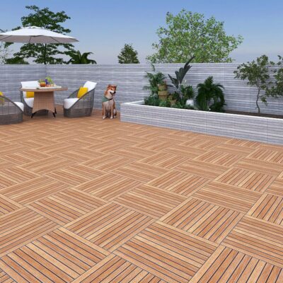 Gạch lát nền giả gỗ ngoài trời giả gỗ vân gỗ biệt thự sân vườn chống đông sân thượng gạch vân gỗ chống trơn trượt lát nền chịu nhiệt