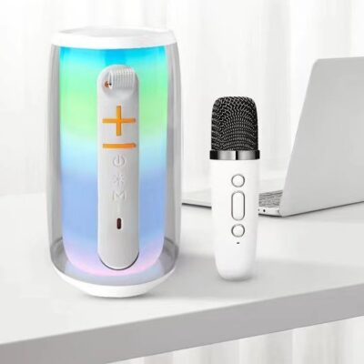 Loa bluetooth thông minh mới pulsation 6 với đèn nhiều màu lúa mì có thể là loa bluetooth di động karaoke gia đình ngoài trời