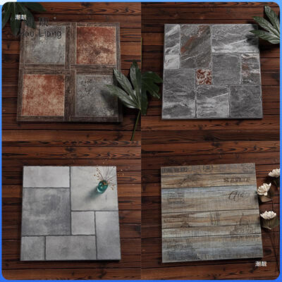 Mỹ mục vụ ngoài trời retro gạch cổ ban công ngoài trời phòng khách sân thượng gạch lát nền gạch chống trượt 60x60