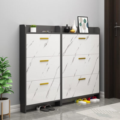 Tủ giày siêu mỏng hộ gia đình Đẹp sang trọng thùng lật 13cm  tủ sảnh đơn giản hiện đại tiết kiệm thu nhập hộ gia đình mô hình