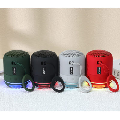 Mới TG294 Loa Bluetooth Không Dây Di Động Thẻ Âm Thanh TWS Loa Đài Câu Ghép Tặng Thép Nhỏ Pháo