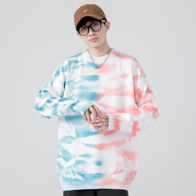 2021 áo len mới nam phong cách thu đông mỏng dài tay thường ngày mùa đông dệt kim cổ tròn lót đáy áo sơ mi