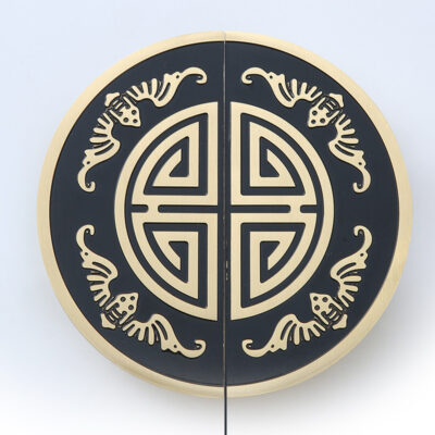 Tay cầm chạm khắc nổi phong cách Trung Quốc mới tay cầm sang trọng sân bằng đồng biệt thự khách sạn homestay tay cầm bằng đồng nguyên chất cao cấp