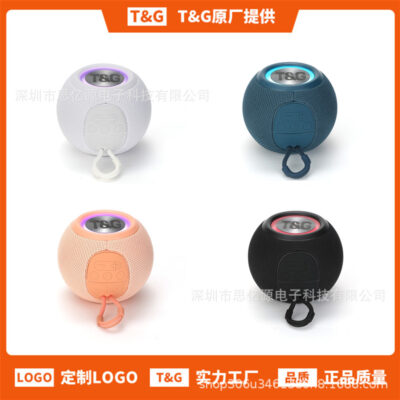 Loa bluetooth mới TG337 đèn lồng LED di động không dây thẻ quà tặng sáng tạo đĩa U loa âm thanh