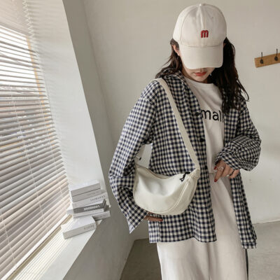 Mùa Hè 2023 Thường Ngày Túi Thời Trang Nữ Tất Cả Trận Đấu Một Vai Túi Nylon Bánh Bao Nhẹ Hàng Ngày Túi Nữ