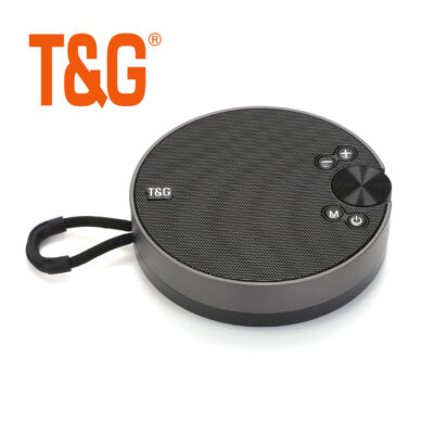 Loa bluetooth không dây TG327 để bàn hình tròn mát di động loa siêu trầm mini di động loa âm thanh nhỏ