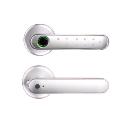 Khóa Vân Tay Ứng Dụng Di Động Trong Nhà Gỗ Cửa Phòng Phòng Ngủ Văn Phòng Kính Mã Khóa Cửa Bluetooth Tuya Khóa Thông Minh