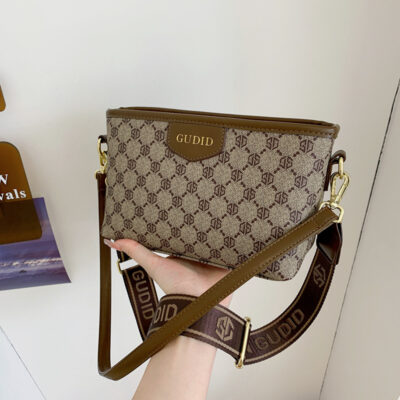 Nữ Túi Đeo Vai Hàng Ngày Sắp Xếp Thứ Tự Mùa Hè Mới PU Túi Thời Trang Presbyopic Thư Túi Nữ Bán Buôn