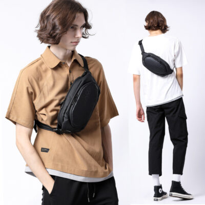 Tang Cool New Túi thắt lưng Messenger Túi đeo vai nam Túi đeo ngực phiên bản Hàn Quốc Túi đeo ngực chống nước Túi thể thao giản dị hợp thời trang Hàng về thay mặt hàng