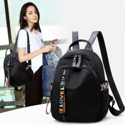 Ba lô du lịch ba lô nữ phiên bản Hàn Quốc mới vải Oxford canvas thời trang phù hợp túi nhỏ nữ thời trang