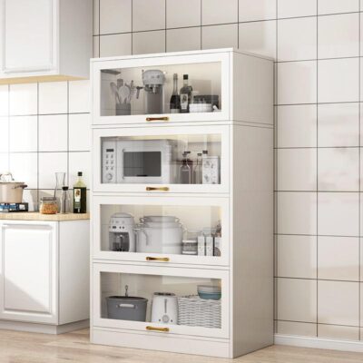 Tủ búp phê tủ bếp thay đồ tủ locker đơn giản tủ rượu gia đình tủ chè sát tường phòng khách tủ chè