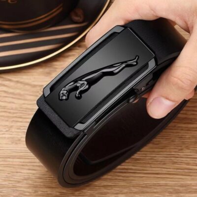 Cổ Điển Thắt Lưng Nam Thời Trang Không Răng Khóa Tự Động Phong Cách Doanh Nhân Dây Xu Hướng Quần Dây Cung Hoàng Đạo Kinh Doanh