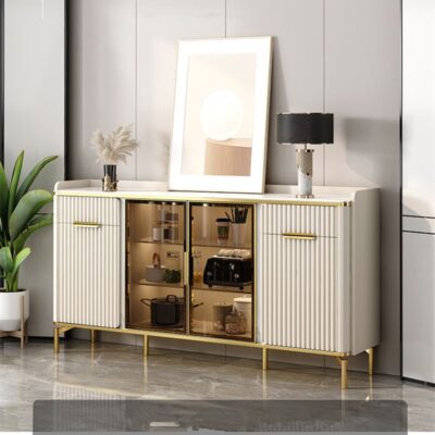 đẹp sang trọng bảng đá tủ búp phê tối giản hiện đại nhà phòng khách tủ rượu thay đồ tủ để đồ tủ trà bên tủ