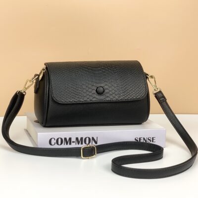 Quảng Châu Hengli Nữ Mới Túi Nhỏ Hình Trụ Boston Một Vai Túi Đeo Chéo Túi Gối Thường