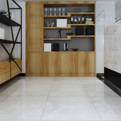 .Gạch lát sàn phòng khách 800800 gạch lát nền toàn thân bằng đá cẩm thạch trong nhà gạch lát sàn chống trượt gạch mới 80*80 màu xám