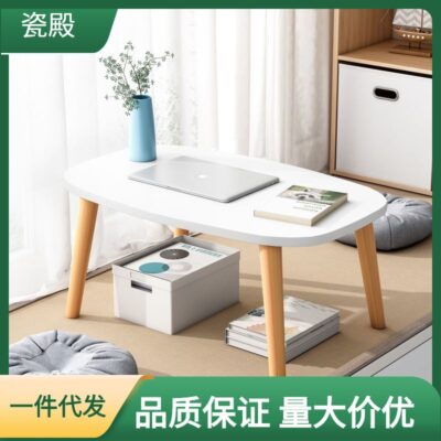 .Internet cửa sổ bay người nổi tiếng bàn nhỏ phòng ngủ ngồi trên mặt đất bàn thấp có thể tháo rời chiếu tatami bàn trà thấp bàn trà Châu Âu đơn giản
