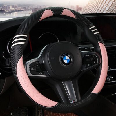 Xe Mới Bọc Vô Lăng Hoạt Hình Dễ Thương Nữ Bốn Mùa Đa Năng Bọc Tay Lái Mùa Hè Trang Trí Nội Thất Ô Tô Chống Trơn Trượt Thoáng Khí