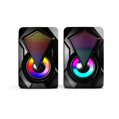 Nhà máy trực tiếp RGB máy tính để bàn máy tính xách tay điện thoại di động USB mini âm thanh văn phòng loa siêu trầm gia đình loa mới