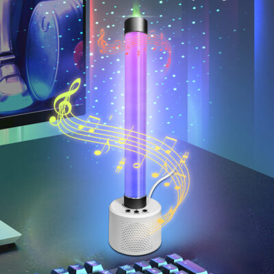 Máy tính bluetooth âm thanh LED bầu không khí ánh sáng laser bầu trời đầy sao 360 âm nhạc nhịp điệu trò chơi bầu không khí ánh sáng kênh âm thanh nổi