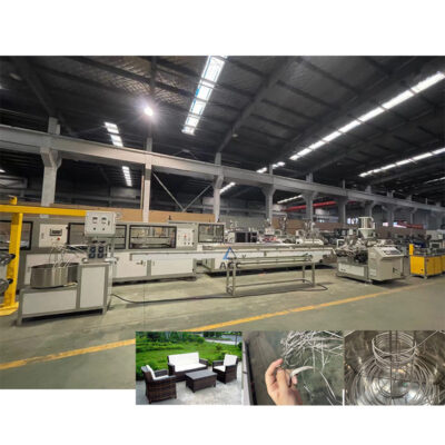 Ghế treo Bionic Thiết bị ép đùn/Ghế mây ngoài trời Máy sản xuất mây/Thiết bị sản xuất ghế dệt Sunshine