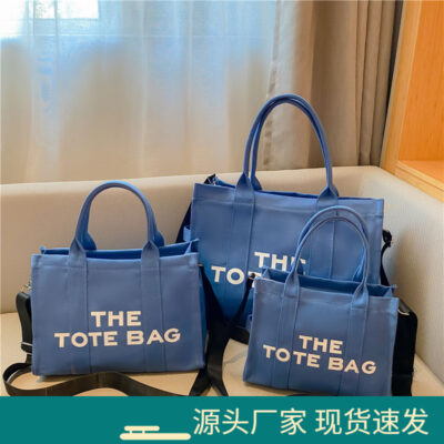 Xuyên biên giới ngoại thương túi tote nữ túi vải canvas màu giản dị túi đeo chéo nữ xách tay một vai túi sát nách cho nữ