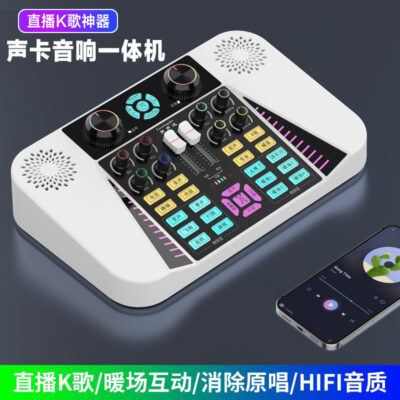 Mới phát sóng trực tiếp card âm thanh âm thanh tất cả trong một máy nhảy vuông trong nhà và ngoài trời hát ghi âm loa bluetooth không dây