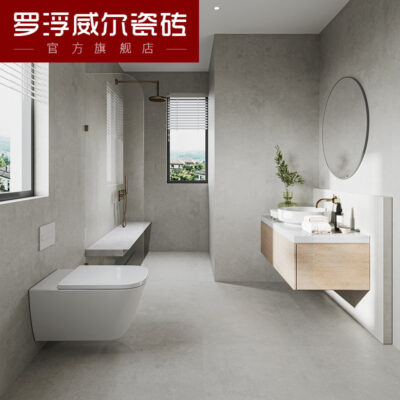 Ánh sáng dịu da tráng men gạch vi xi măng 300x600 phòng tắm nhà bếp gạch ốp tường phòng tắm gạch lát sàn