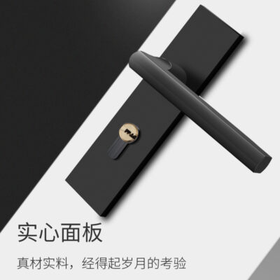Loại hộ gia đình trong nhà phòng ngủ màu đen tay nắm cửa xử lý phòng bộ khóa phòng tắm Khóa cửa cũ Khóa cửa phòng
