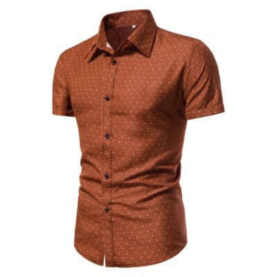 2022 Amazon AliExpress Ngoại Thương Mới Nam Size Lớn In Hình Áo Sơ Mi Nữ Tay Ngắn Thả Vận Chuyển