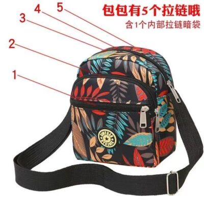 Túi vải mới Túi vải đeo vai đơn dành cho nữ Messenger Change ba lô túi vải nylon chịu mài mòn túi vải nhỏ túi mua sắm phù hợp với mọi lứa tuổi thường ngày của phụ nữ