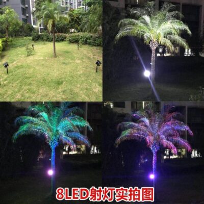 Đèn rọi năng lượng mặt trời đèn sân vườn ngoài trời chèn bãi cỏ cảnh quan đèn đường sân vườn biệt thự đèn cây