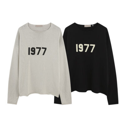 Mùa Thu Đông 2022 Mới Sương Mù Mùa Thứ 8 Năm 1977 Thư Áo Len Dệt Kim Nam Nữ Cùng Phong Cách Sỉ