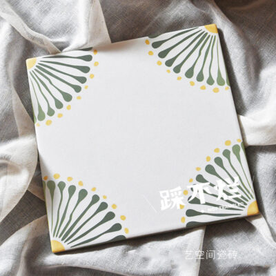 Gạch ốp bếp bồ công anh tươi mát nhỏ đơn giản 300*300 ban công nhà vệ sinh phòng tắm gạch lát nền chống trơn trượt chống mài mòn