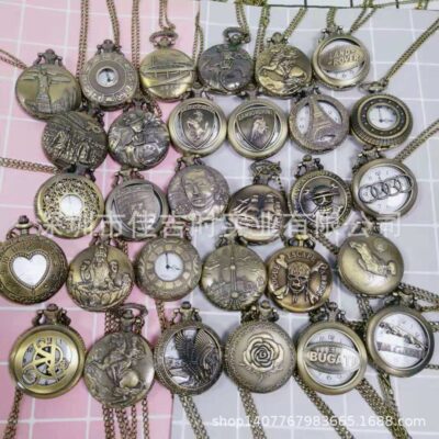 Bán trực tiếp từ nhà máy đồng hồ bỏ túi lớn lật cá nhân cá nhân đồng hồ bỏ túi nam đồng hồ thạch anh đồng hồ bỏ túi dành cho nữ sinh viên