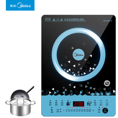 Bếp điện từ Midea WT2112T nấu ăn tại nhà bếp pin sinh viên