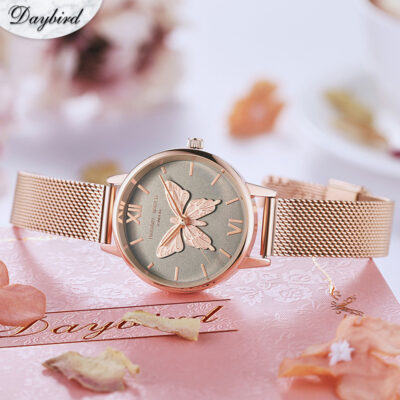 Đồng hồ Proud Bird Net Red Đồng hồ đeo tay nữ Bee Little Butterfly Garden Series Douyin Same Ladies Watch