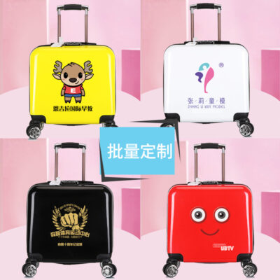 Xe đẩy trẻ em tùy chỉnh 20 inch đa năng bánh xe lên máy bay hộp mật khẩu học sinh tiểu học xử lý LOGO tùy chỉnh