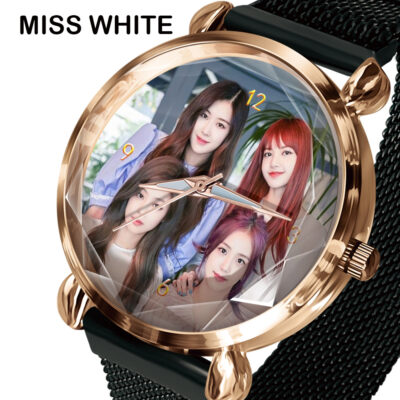 Đồng hồ đeo tay khóa nam châm bán chạy của nhóm nhạc nữ BLACKPINK phiên bản Hàn Quốc đồng hồ thạch anh thời trang nữ phù hợp với mọi lứa tuổi