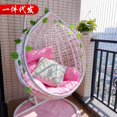 Ghế treo ngoài trời nhà sản xuất cung cấp giỏ treo trong nhà và ngoài trời xích đu ghế mây ban công tổ chim giỏ treo người lớn ghế bập bênh